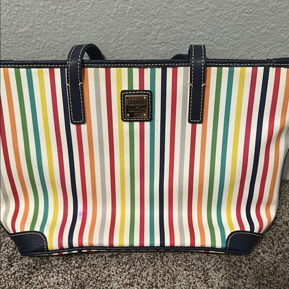 Dooney & Bourke Multicolor Stripes and Dusty